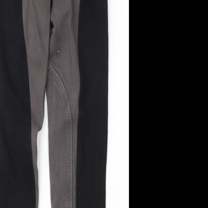 Womens UK Size 24 in Gallop Regular Fit  Black Trousers