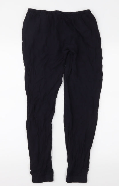 Womens UK Size 6 Divided Regular Fit  Black Trousers