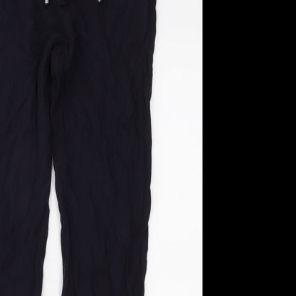 Womens UK Size 6 Divided Regular Fit  Black Trousers