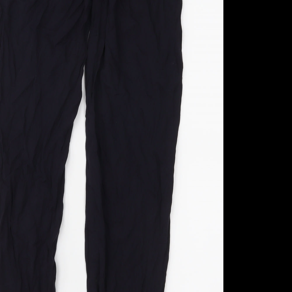 Womens UK Size 6 Divided Regular Fit  Black Trousers