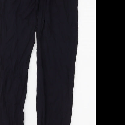 Womens UK Size 6 Divided Regular Fit  Black Trousers