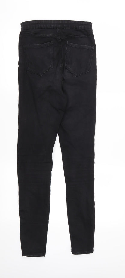 Denim & Co. Womens Black  Denim Skinny Jeans Size 8 L30 in