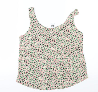 Womens UK Size M VERO MODA Pink Basic T-Shirt