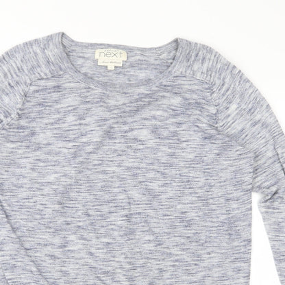 Next Womens Blue  Knit Pullover Jumper Size 12