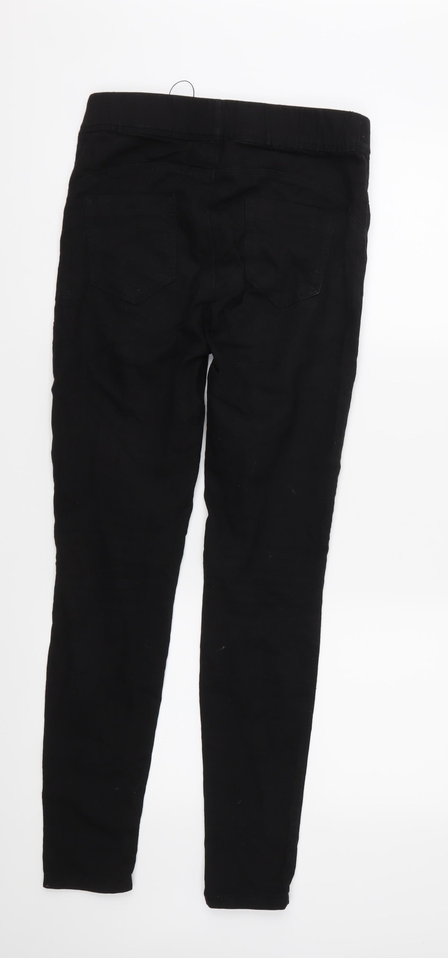 Denim & Co. Womens Black  Denim Jegging Jeans Size 8 L32 in