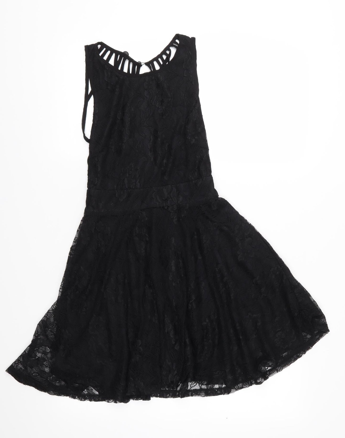 Wyldr Womens Black  Lace Fit & Flare  Size XS