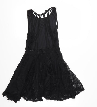 Wyldr Womens Black  Lace Fit & Flare  Size XS
