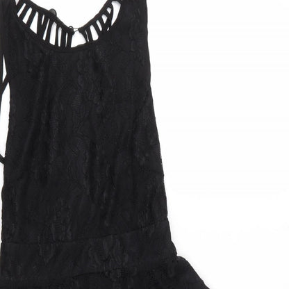 Wyldr Womens Black  Lace Fit & Flare  Size XS