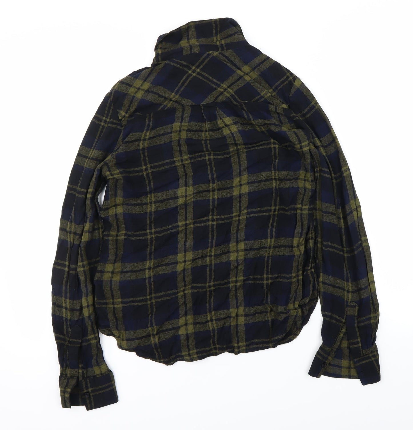 Womens UK Size  New Look Green Basic Button-Up