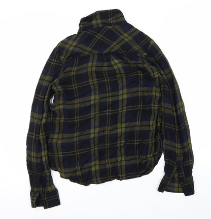 Womens UK Size  New Look Green Basic Button-Up