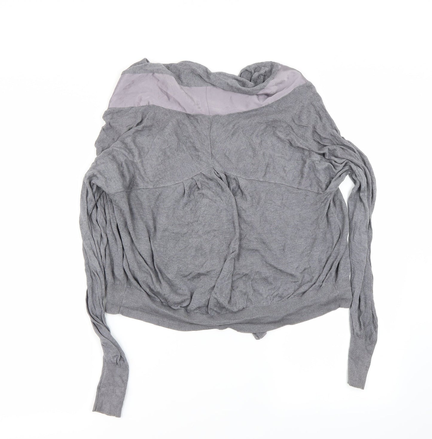 Miss Selfridge Womens Grey   Cardigan Jumper Size 8