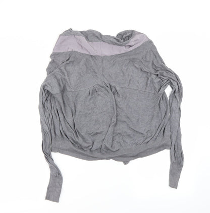 Miss Selfridge Womens Grey   Cardigan Jumper Size 8