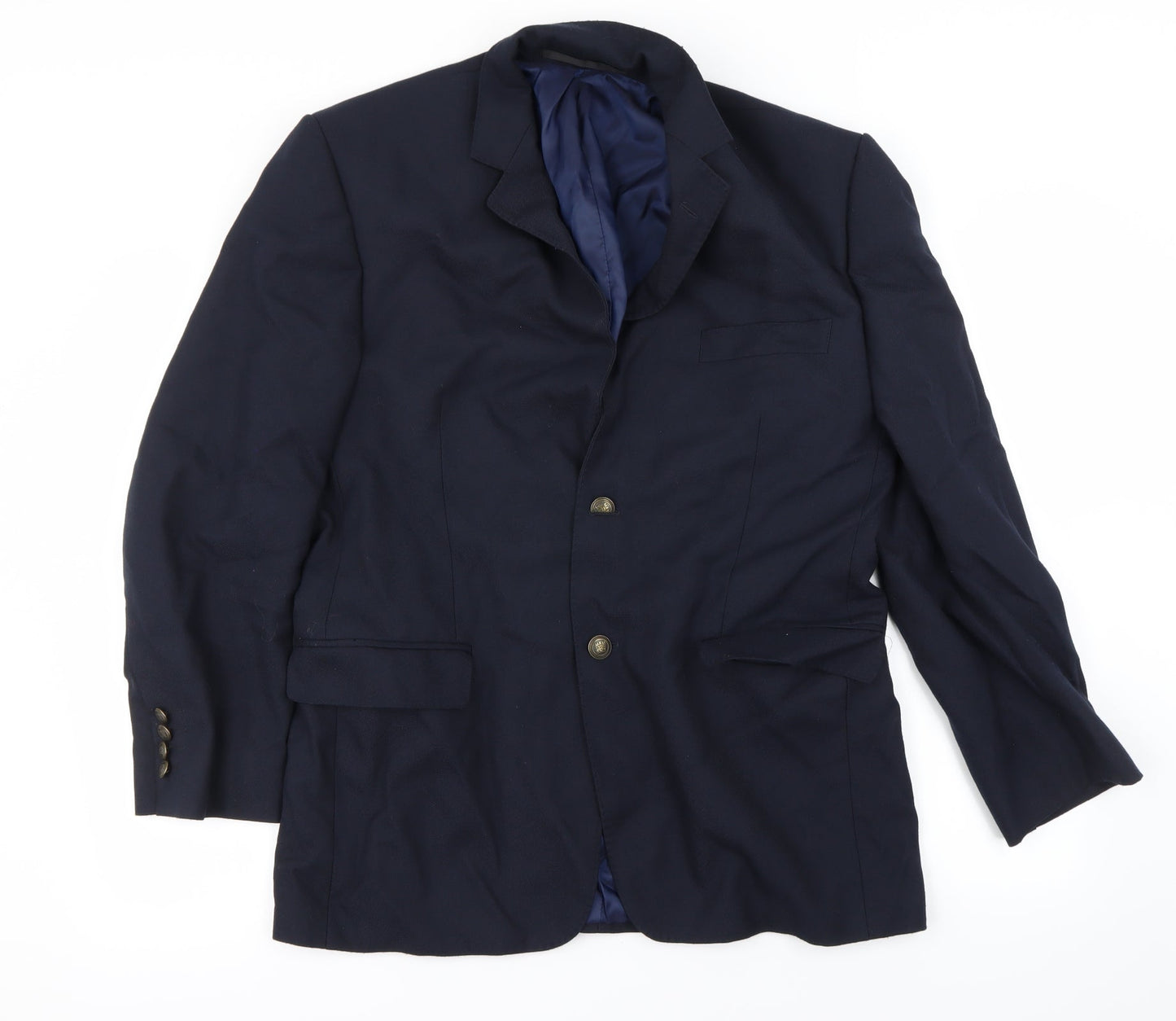 Mens UK Size 40 Marks and Spencer Regular Blue Suit Jacket
