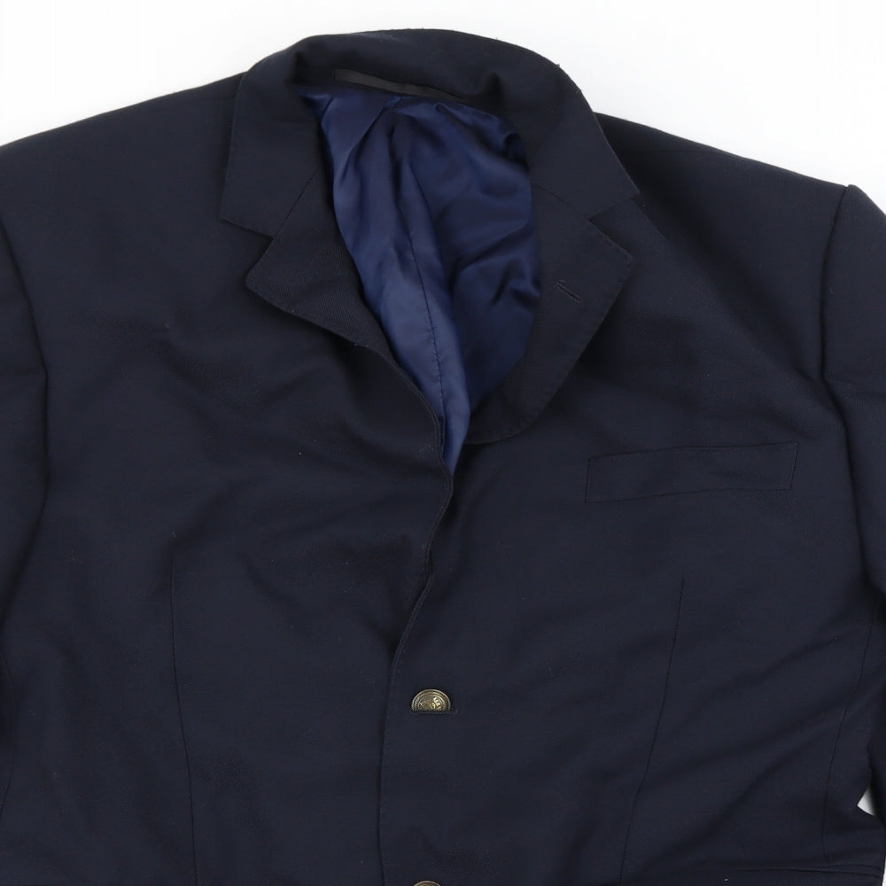 Mens UK Size 40 Marks and Spencer Regular Blue Suit Jacket