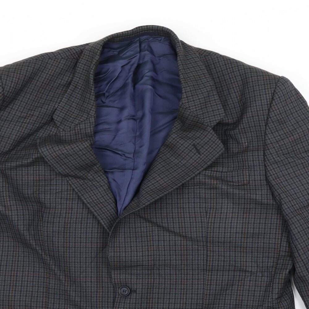 Mens UK Size 42 Debenhams Regular Grey Suit Jacket