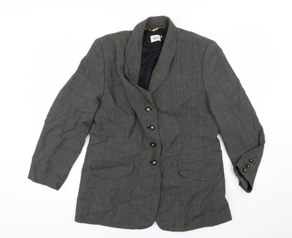 ara Womens Brown Ikat  Jacket Blazer Size 14