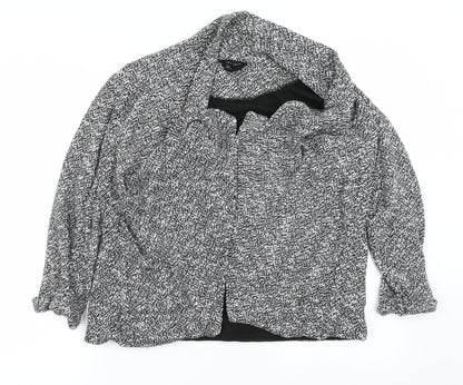 New Look Womens Grey   Jacket Blazer Size 8