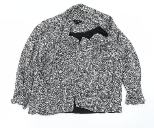 New Look Womens Grey   Jacket Blazer Size 8
