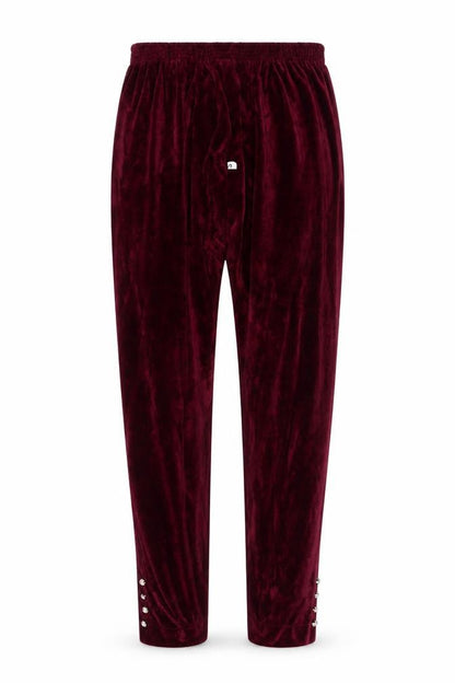 Womens UK Size S Preworn Regular Fit  Purple Trousers