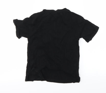 NEXT Girls Black   Basic T-Shirt Size 5 Years