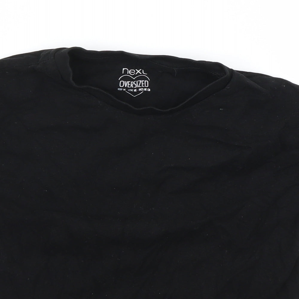 NEXT Girls Black   Basic T-Shirt Size 5 Years