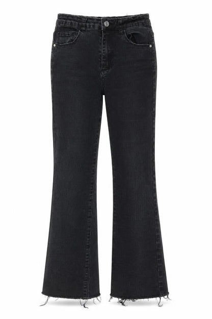 Womens Black   Straight Jeans Size 8 L25 in