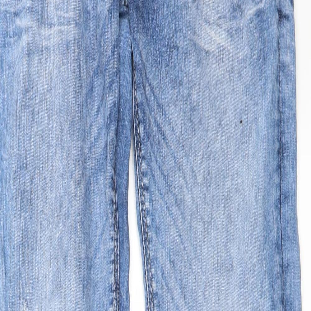 Womens UK Size 29 in Preworn Extra-Slim Fit Skinny Blue Jeans