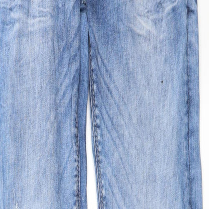 Womens UK Size 29 in Preworn Extra-Slim Fit Skinny Blue Jeans