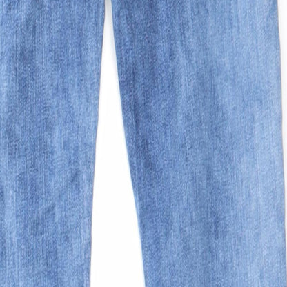Womens UK Size 29 in Preworn Extra-Slim Fit Skinny Blue Jeans