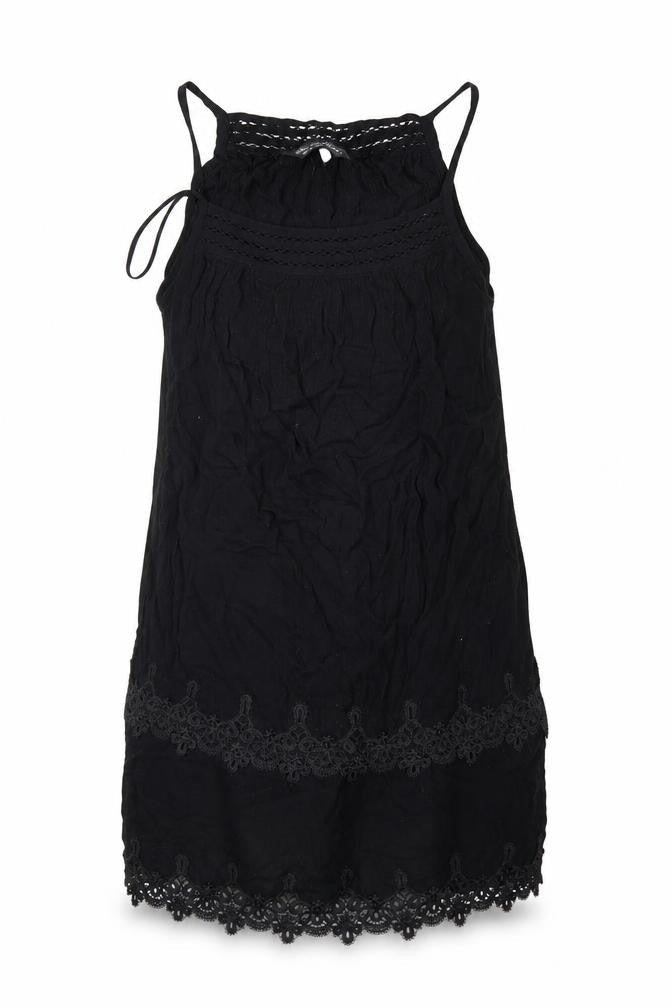 Womens UK Size 8 Miss Selfridge Black Basic T-Shirt