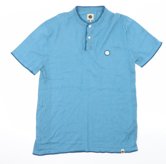 Preworn Mens Blue    T-Shirt Size M