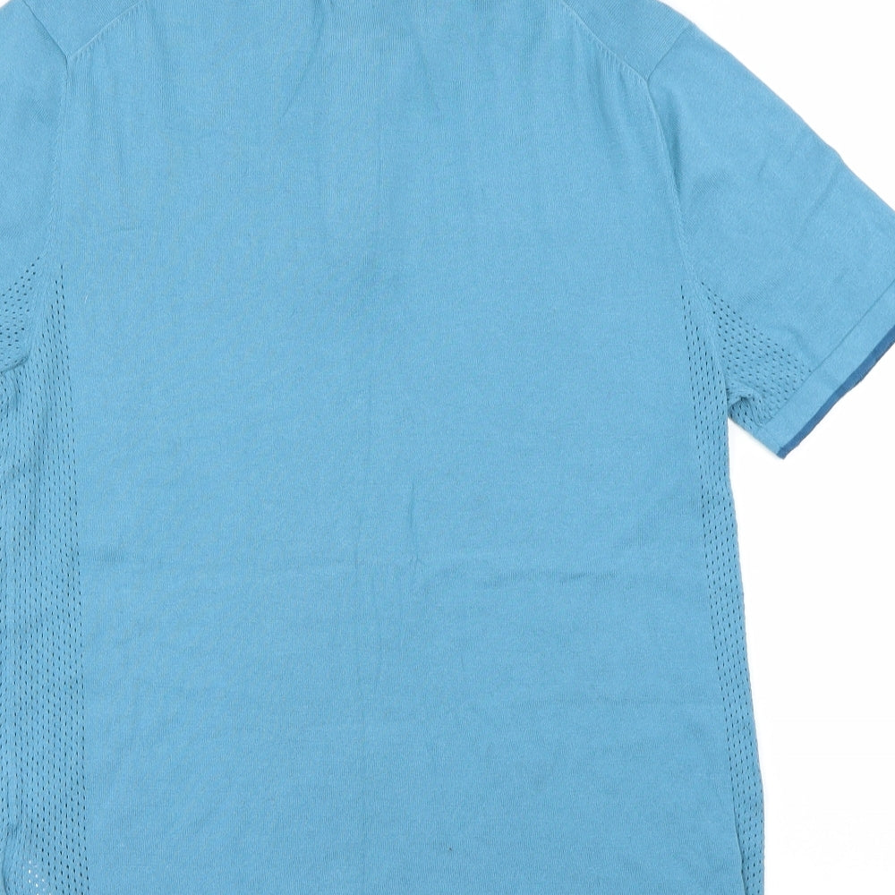 Preworn Mens Blue    T-Shirt Size M