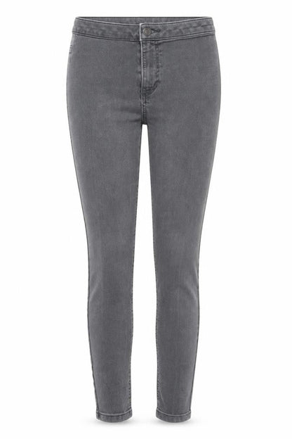 Womens Grey Paisley  Skinny Jeans Size 10 L23 in
