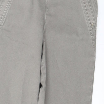 Womens UK Size 10 Wallis Regular Fit Tapered Grey Jeans
