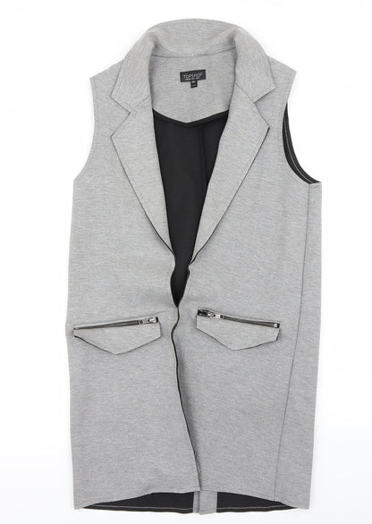 Topshop Womens Grey   Cardigan Jumper Size 8