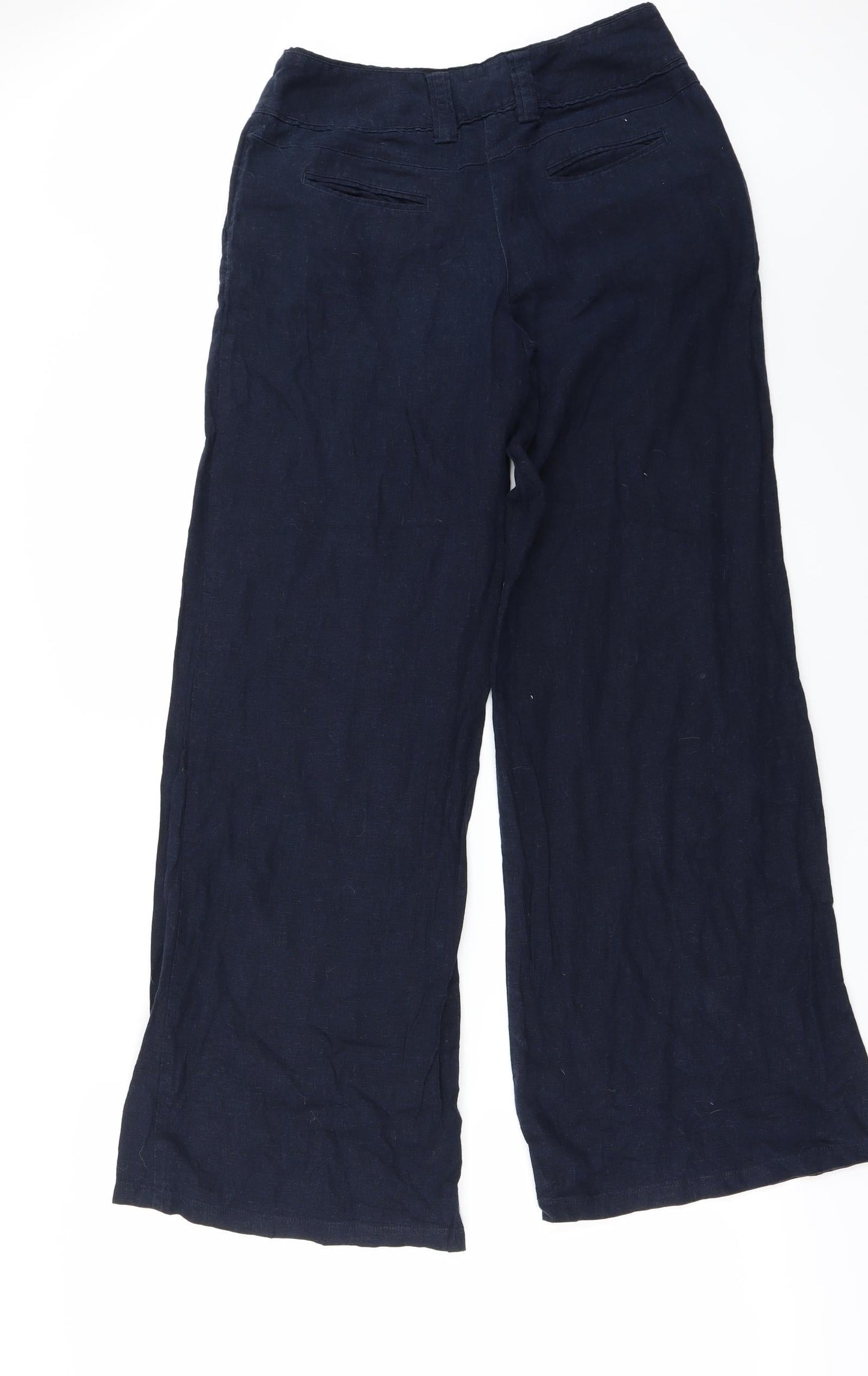 Womens UK Size 8 F&F Regular Fit  Blue Trousers