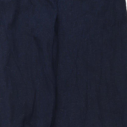 Womens UK Size 8 F&F Regular Fit  Blue Trousers