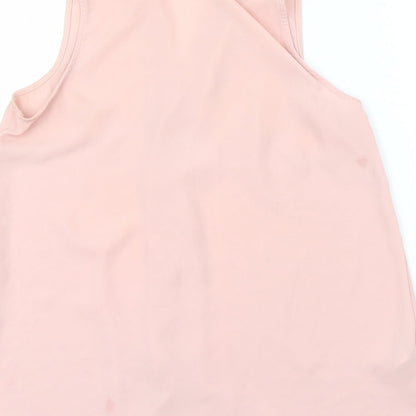 Womens UK Size 8 NEXT Pink Basic Blouse