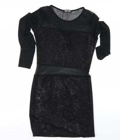 MissLook Womens Black   Bodycon  Size 10
