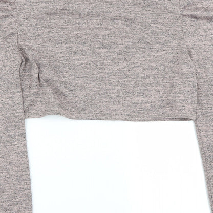 Womens UK Size L Misspap Pink Basic T-Shirt