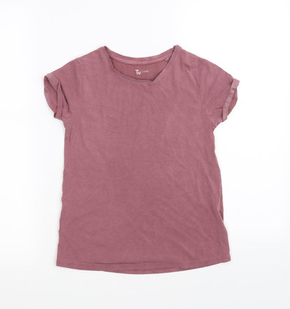tu kids Girls Purple   Basic T-Shirt Size 8 Years