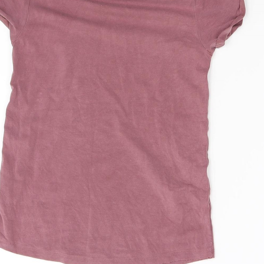 tu kids Girls Purple   Basic T-Shirt Size 8 Years