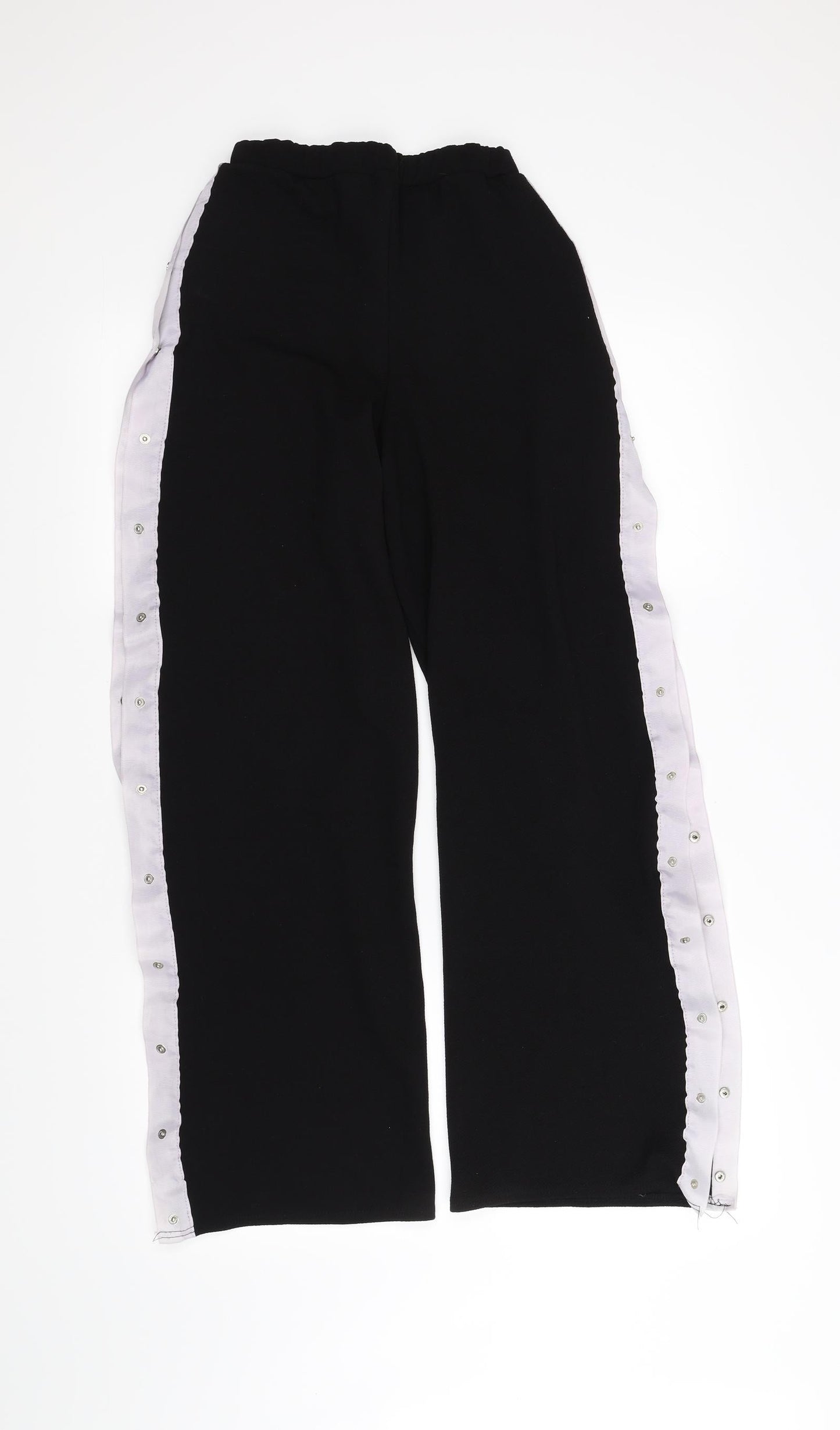 pretty little thing Womens Black   Trousers  Size 8 L22.5 in