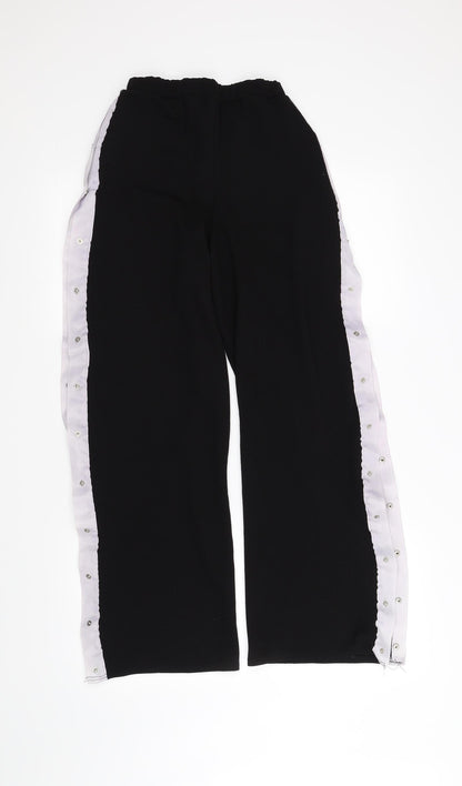 pretty little thing Womens Black   Trousers  Size 8 L22.5 in