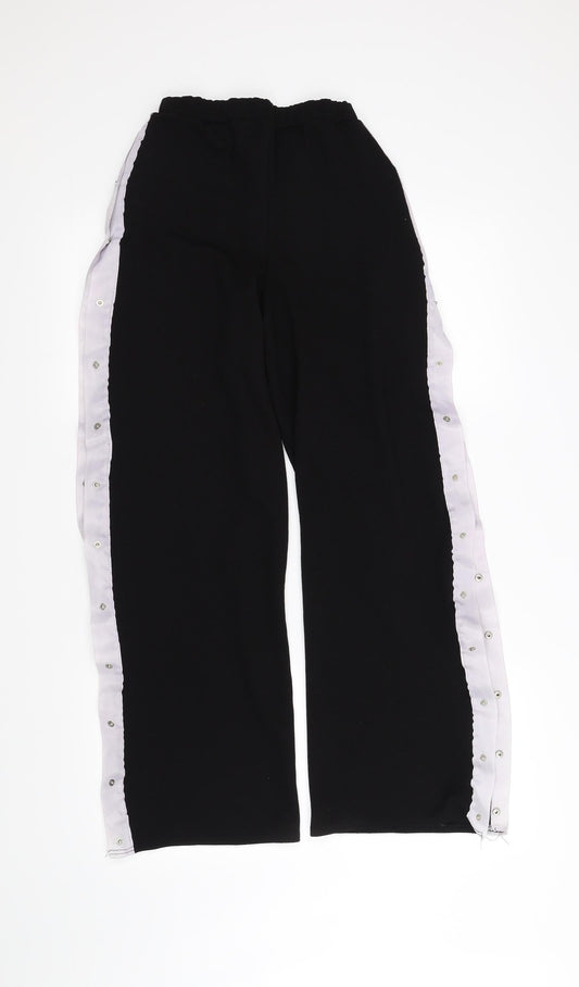 pretty little thing Womens Black   Trousers  Size 8 L22.5 in