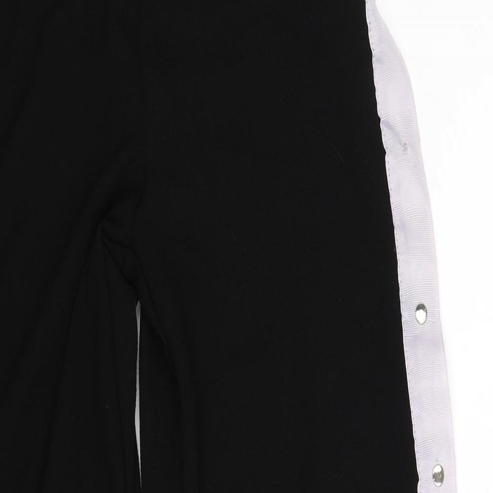 pretty little thing Womens Black   Trousers  Size 8 L22.5 in