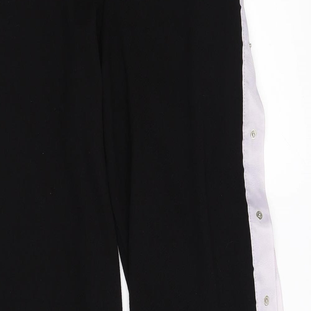 pretty little thing Womens Black   Trousers  Size 8 L22.5 in