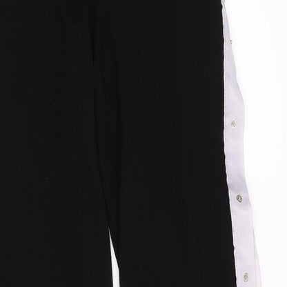 pretty little thing Womens Black   Trousers  Size 8 L22.5 in
