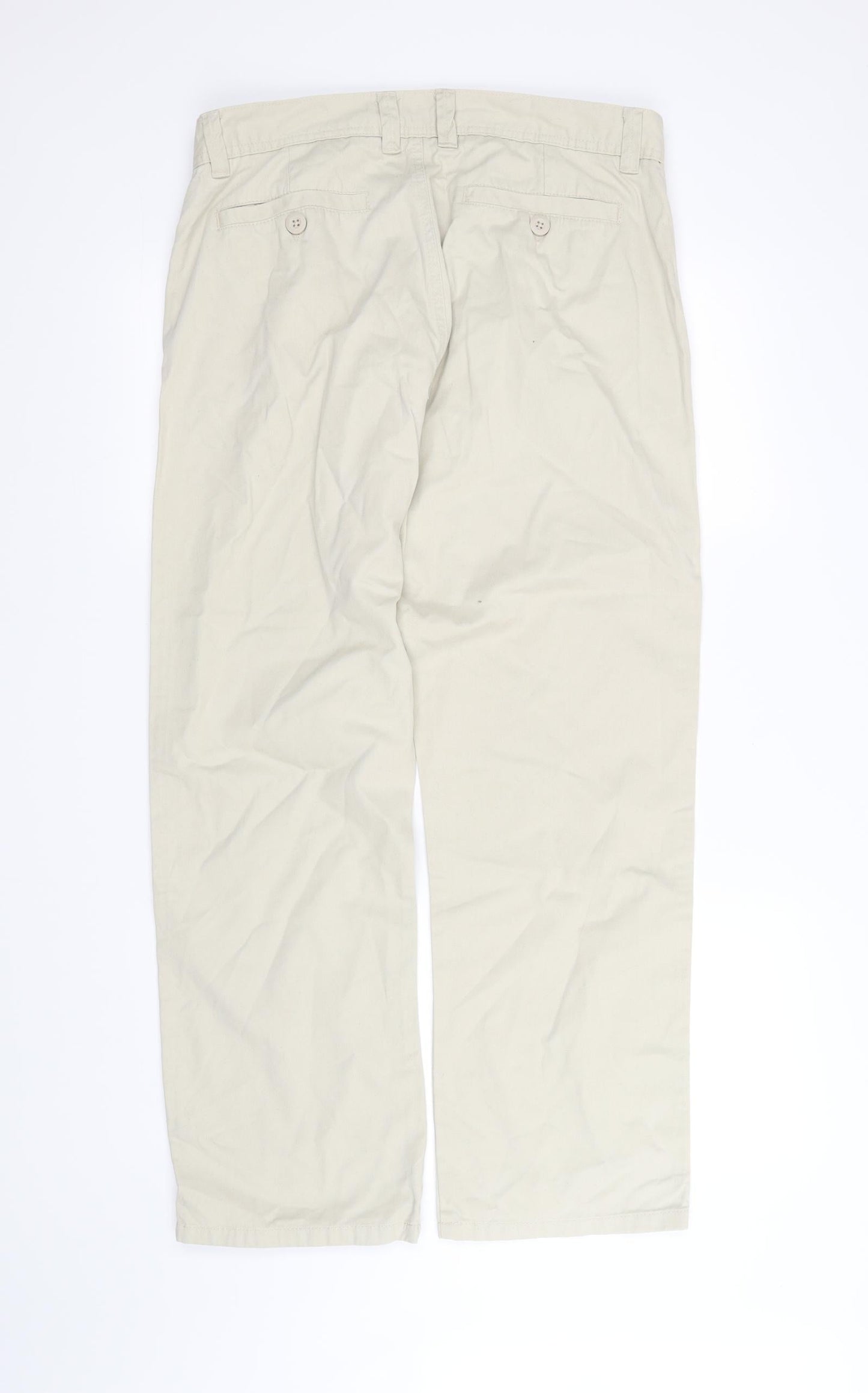 pre worn Mens Beige   Trousers  Size L L30 in