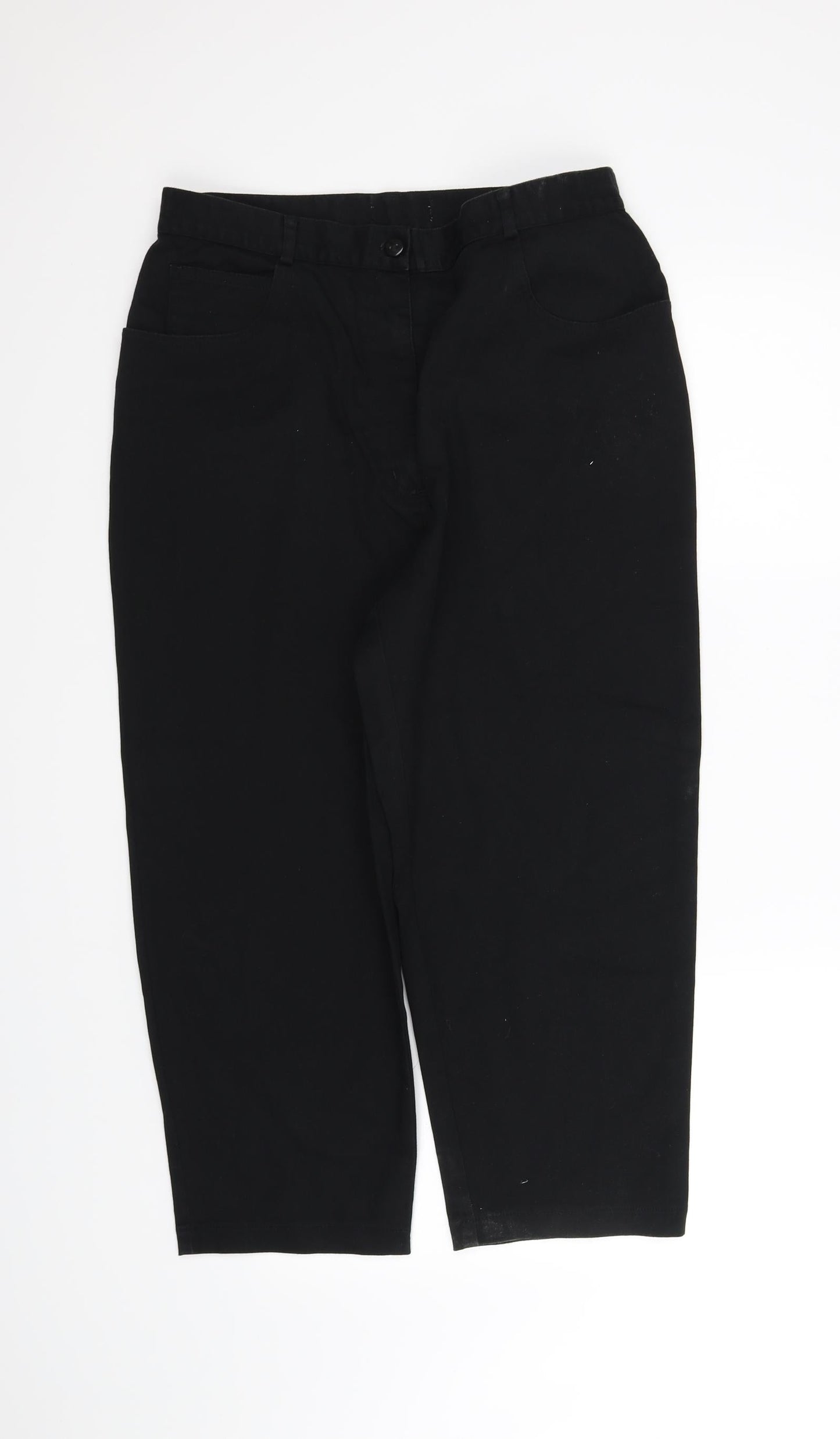 pre worn Mens Black   Trousers  Size 18 L29 in